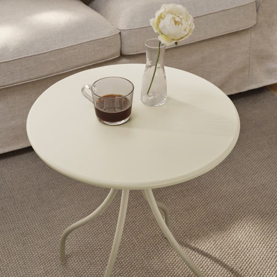 TANBRO Round Pedestal Side Table - Image 5