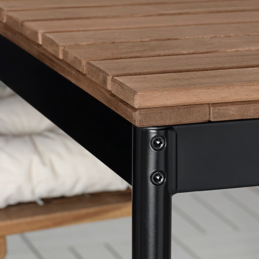 VASMEN Extendable Wooden Dining Table - Image 3