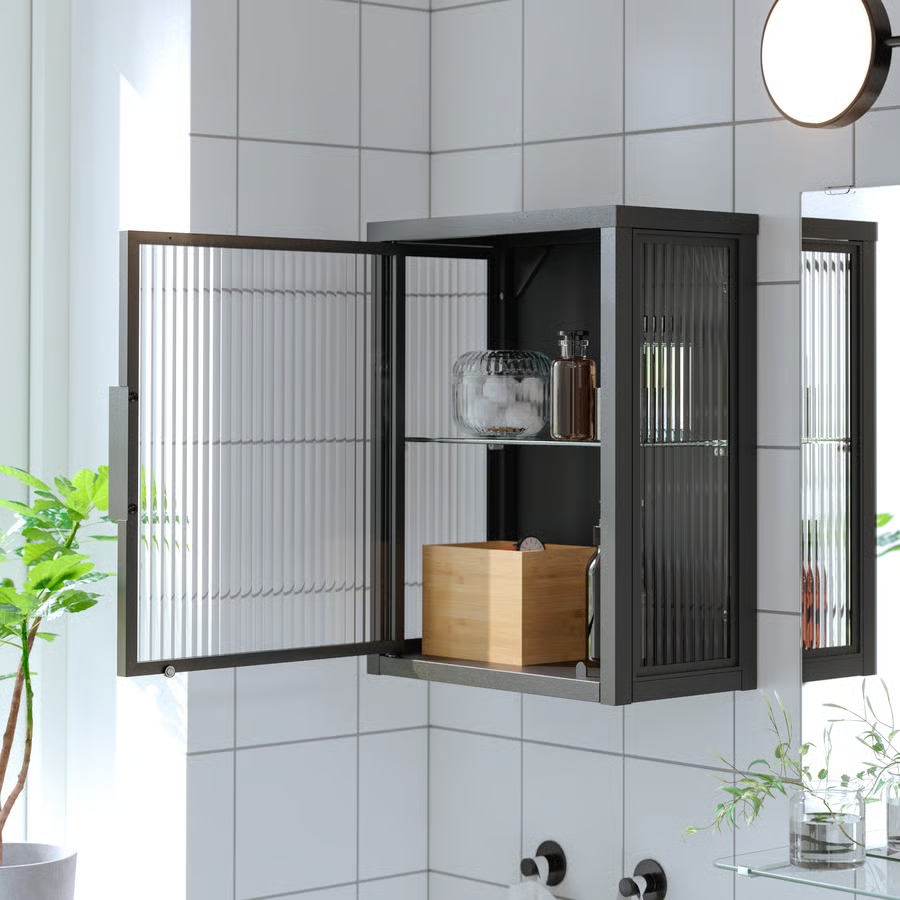 MOSSVIK Glass Door Wall Cabinet - Image 3