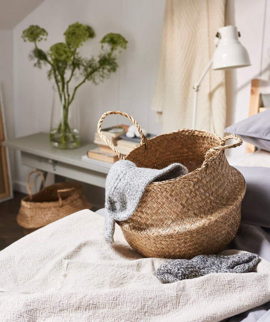 FLADVIK Foldable Seagrass Storage Basket - Image 5