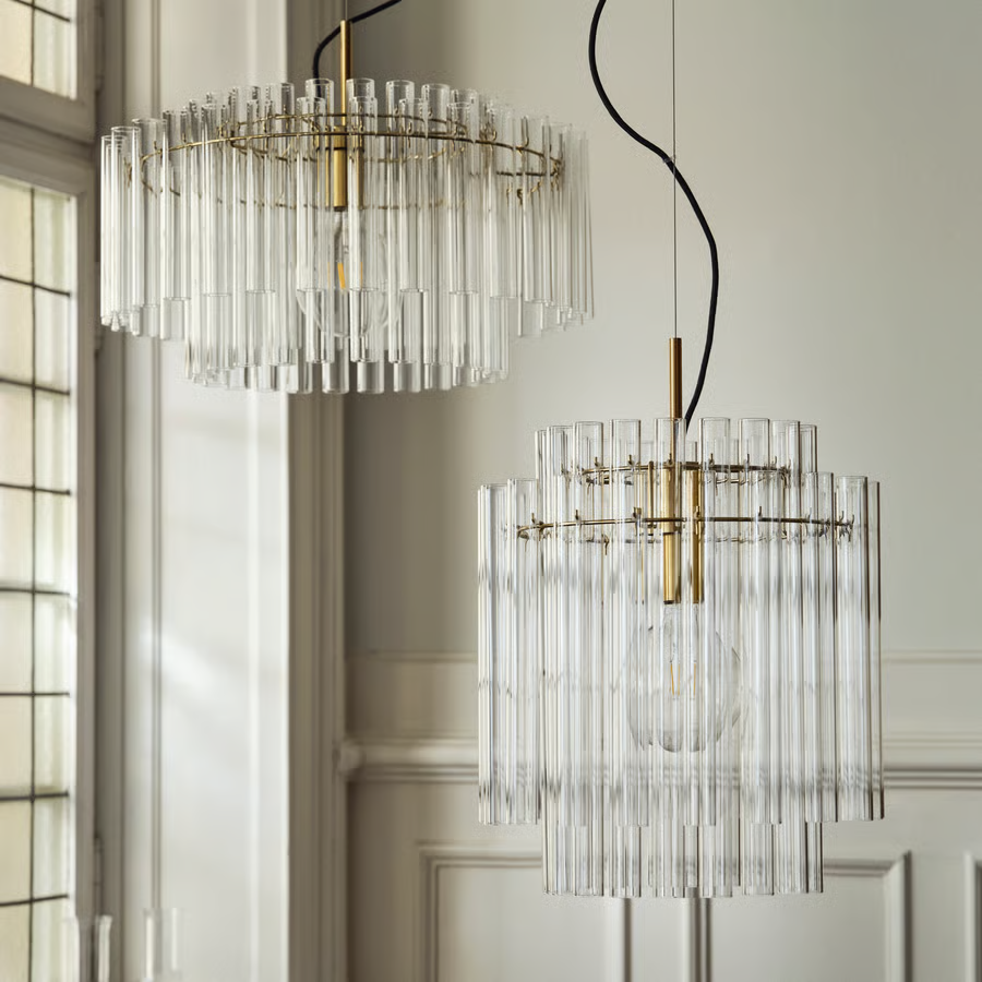 STOCKVIK Fluted Glass Pendant Lamp - Image 2