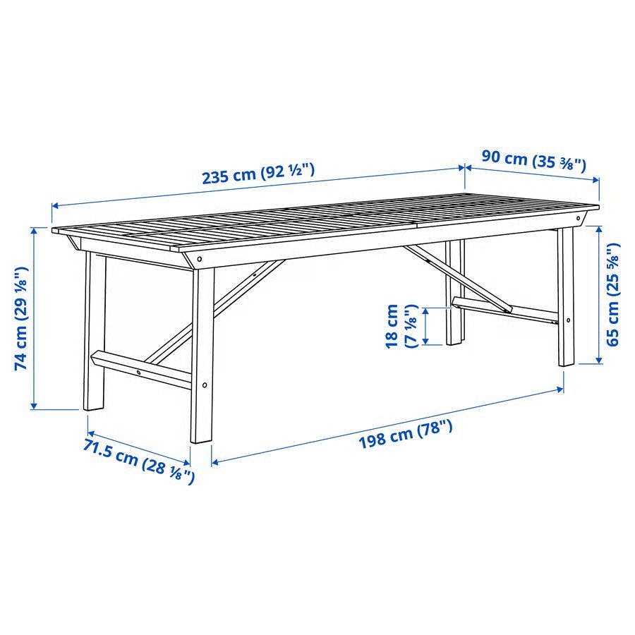 BONDHOLM/ULVENAR 6-Chair Dining Set - Image 6