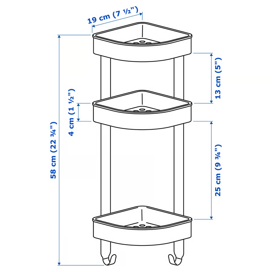BROLUND Corner Wall Shelf - Image 3