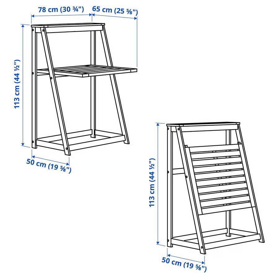 DJUPEN/ASKHOLM Folding Bar Dining Set - Image 6
