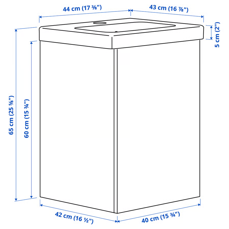ENVIK/TVALVIK Wall Mounted Vanity Cabinet - Image 4