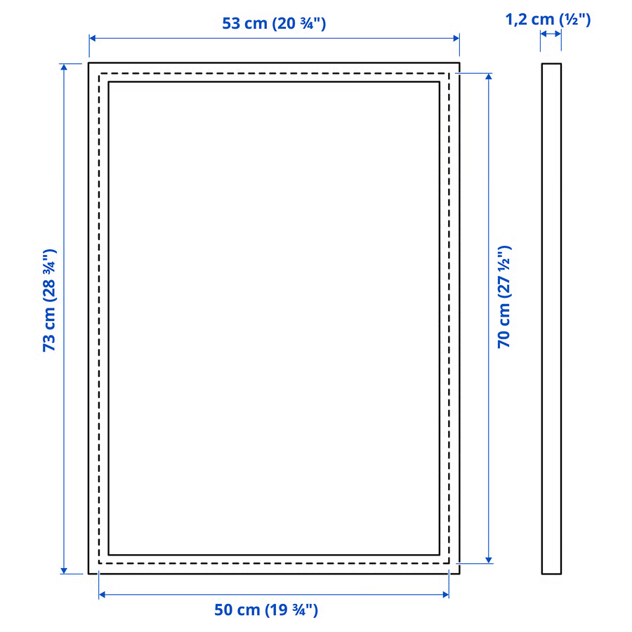 FISKVIK Rectangular Picture Frame 50 × 70 cm - Image 4
