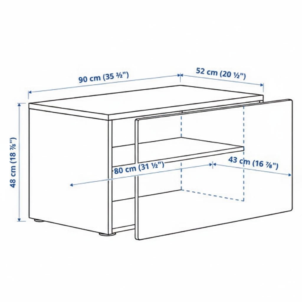 SMAVIK Rectangular Storage Bench - Image 13