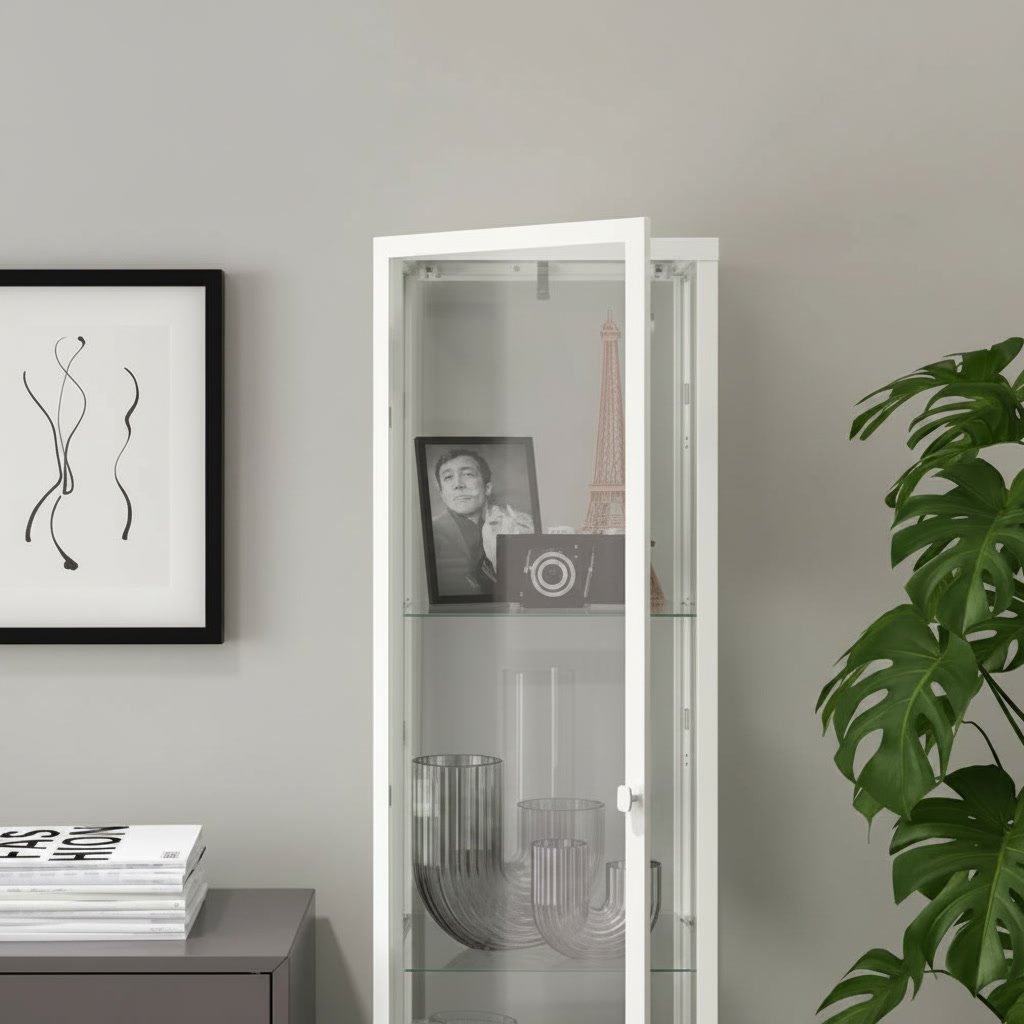 BLAVIK Tall Glass Display Cabinet - Image 8