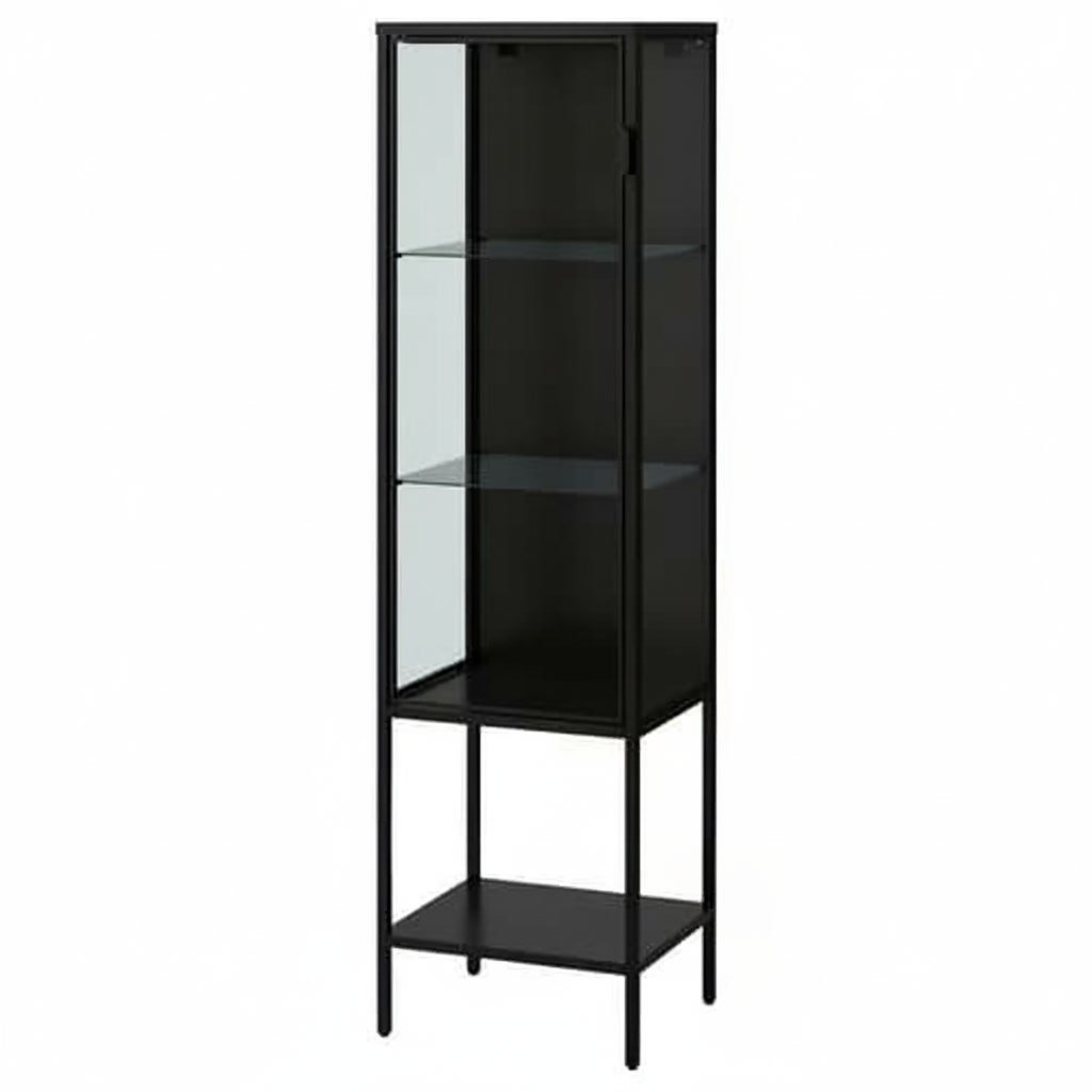 RUDVIK Single Door Glass Display Cabinet - Image 5