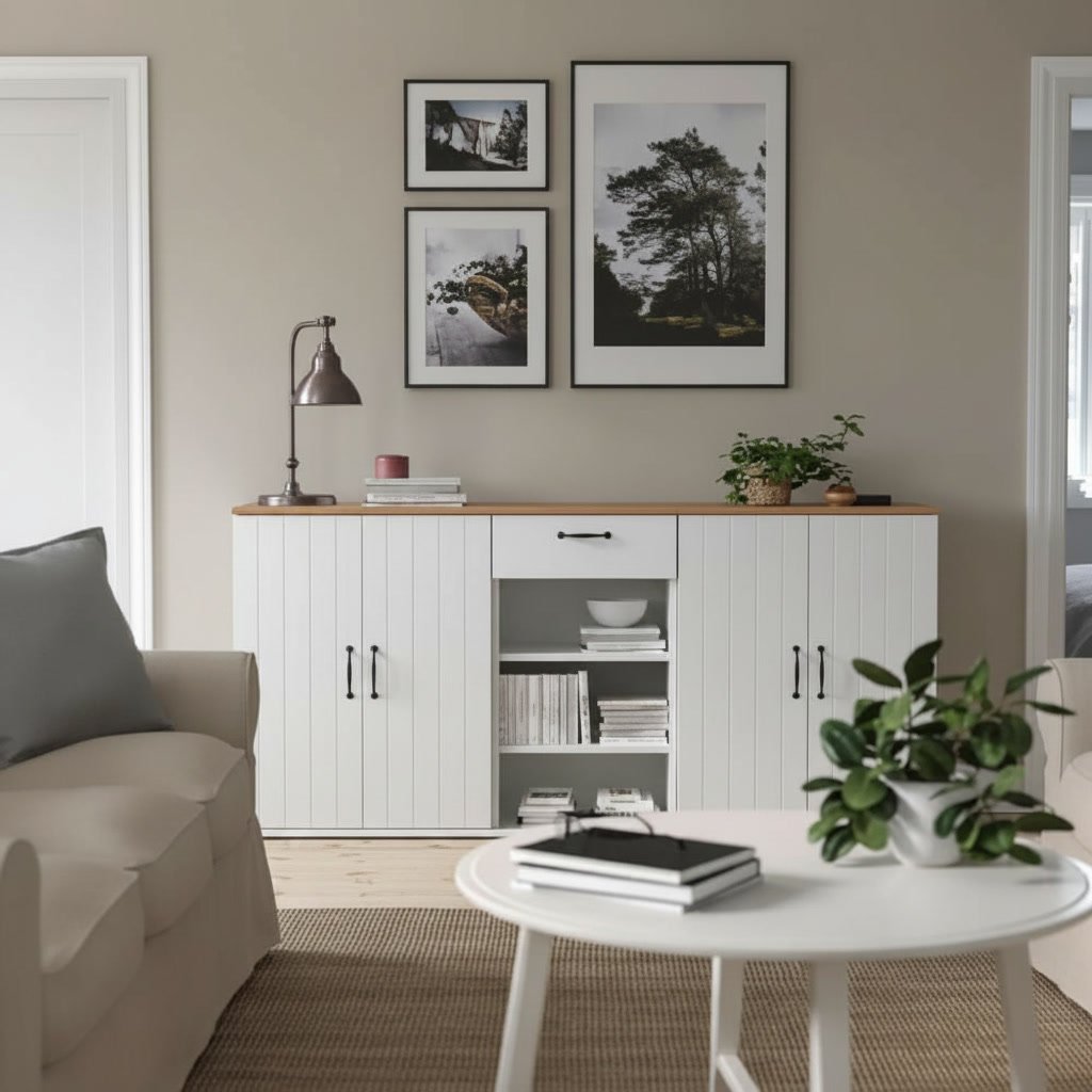 SKRUVIK Display Cabinet Combination - Image 6