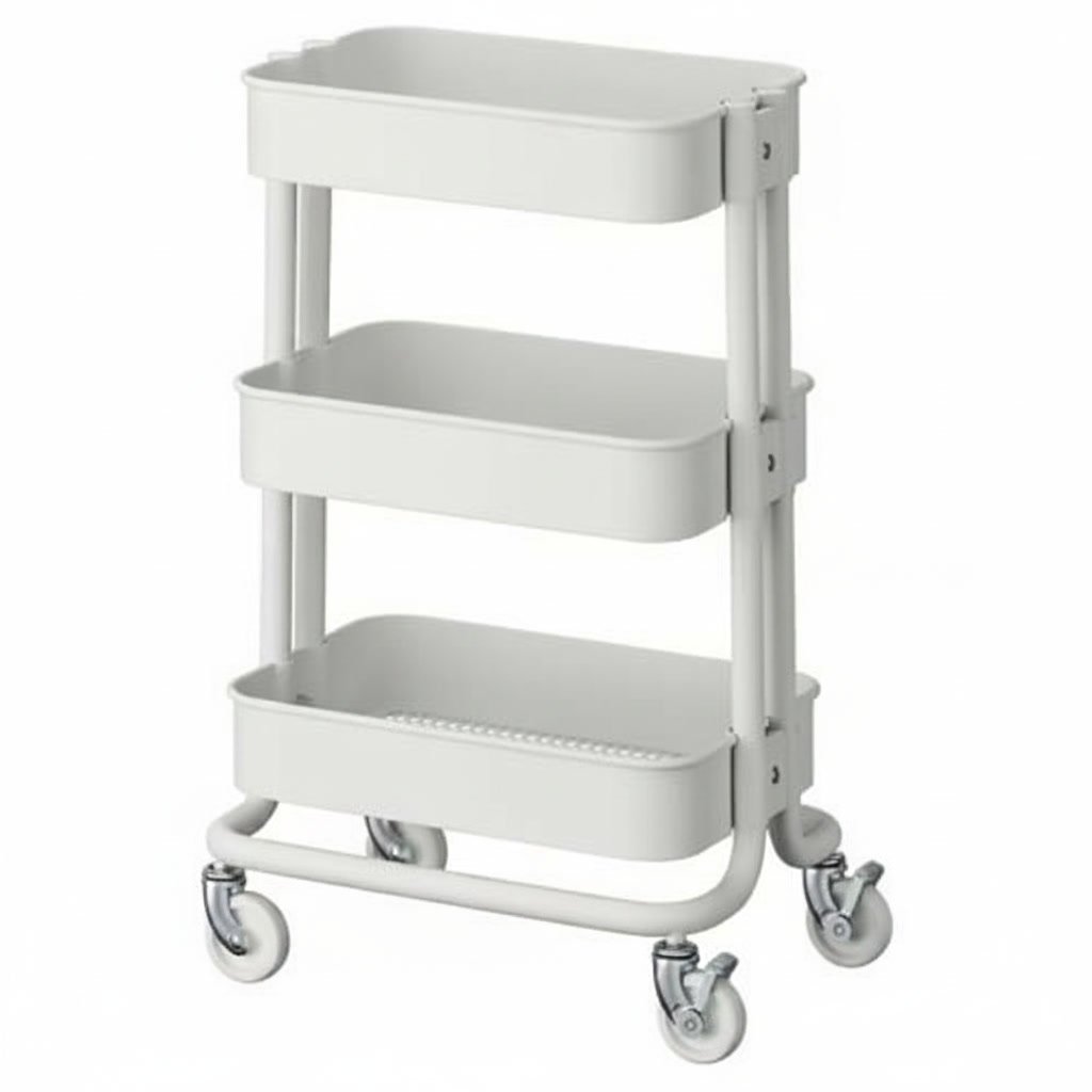 RASKVIK Three-Tier Rolling Storage Trolley - Image 21