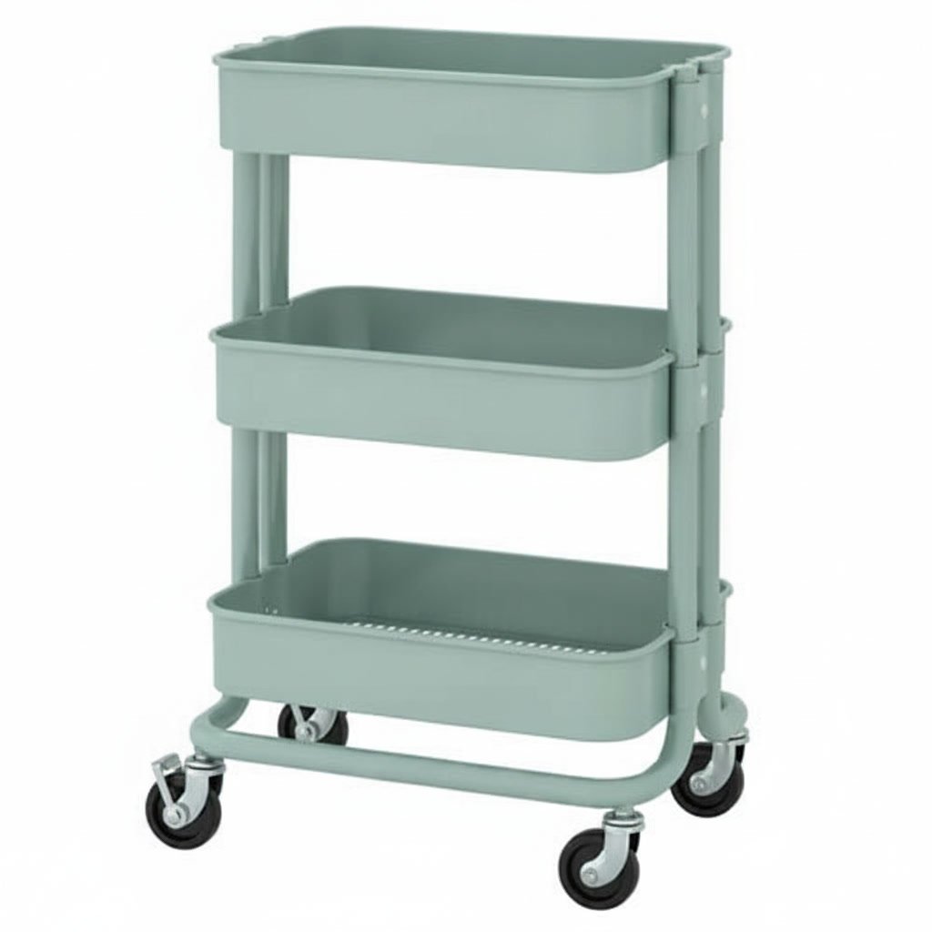 RASKVIK Three-Tier Rolling Storage Trolley - Image 20