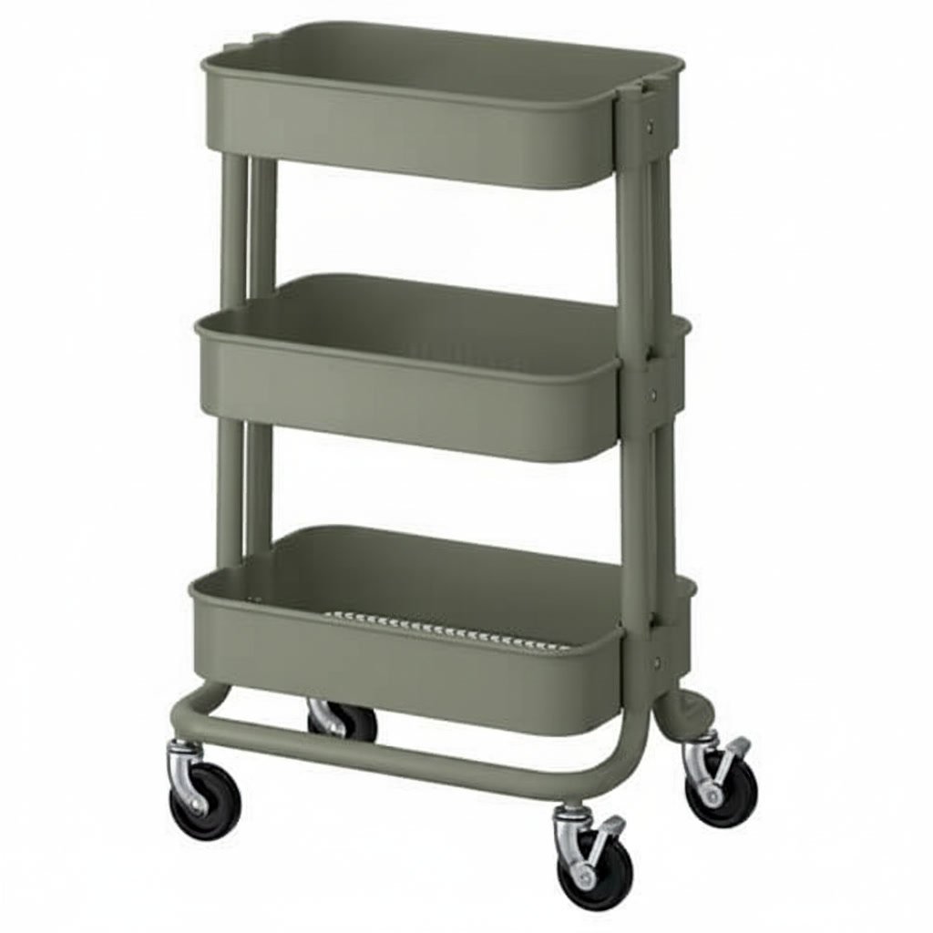RASKVIK Three-Tier Rolling Storage Trolley - Image 18