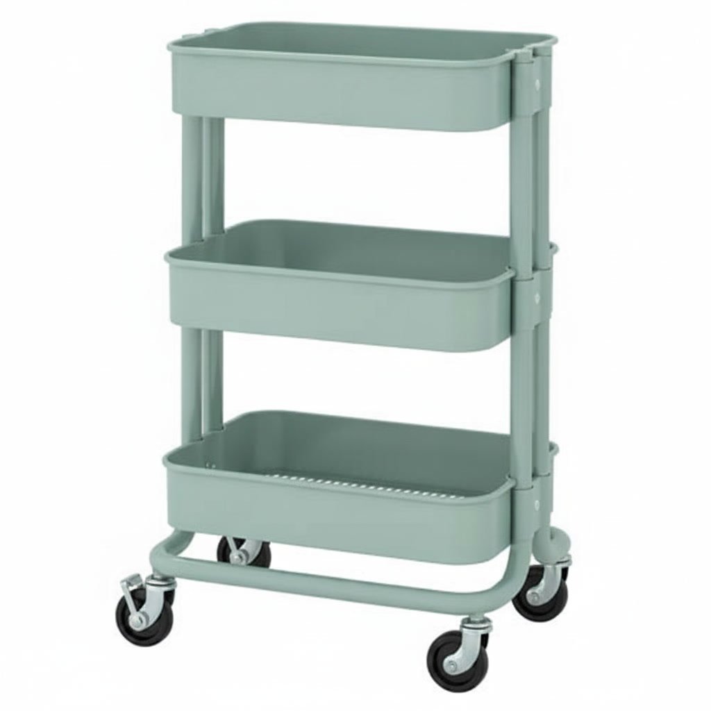RASKVIK Three-Tier Rolling Storage Trolley - Image 17