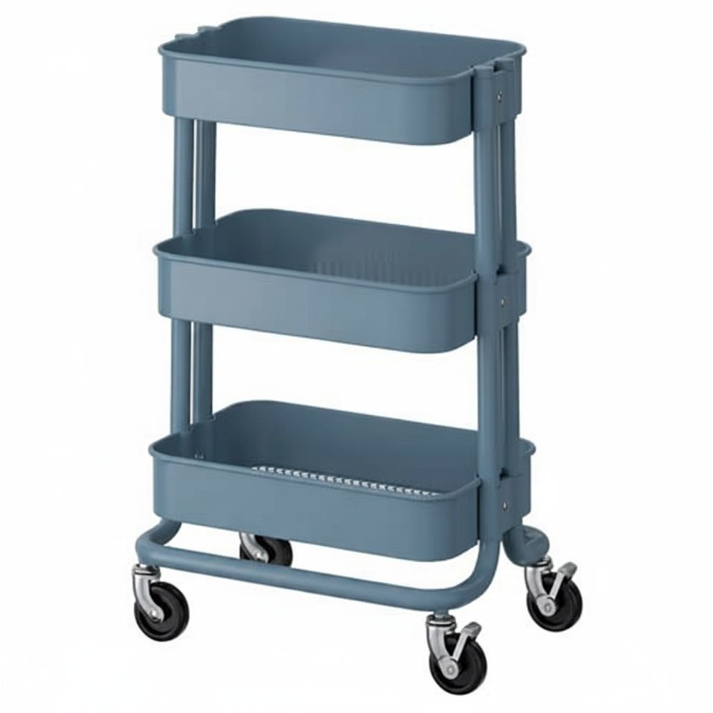 RASKVIK Three-Tier Rolling Storage Trolley - Image 15
