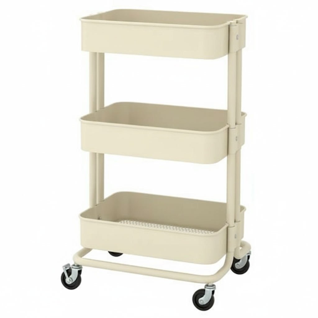 RASKVIK Three-Tier Rolling Storage Trolley - Image 13