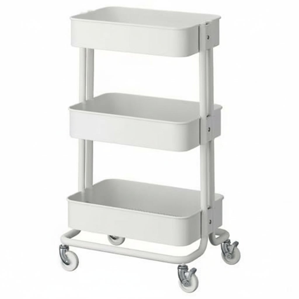 RASKVIK Three-Tier Rolling Storage Trolley - Image 11