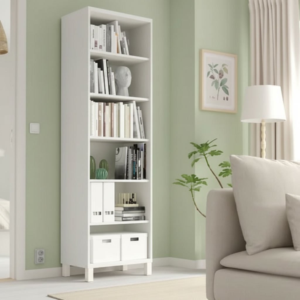VESTARA Tall 5-Shelves Bookcase - Image 9