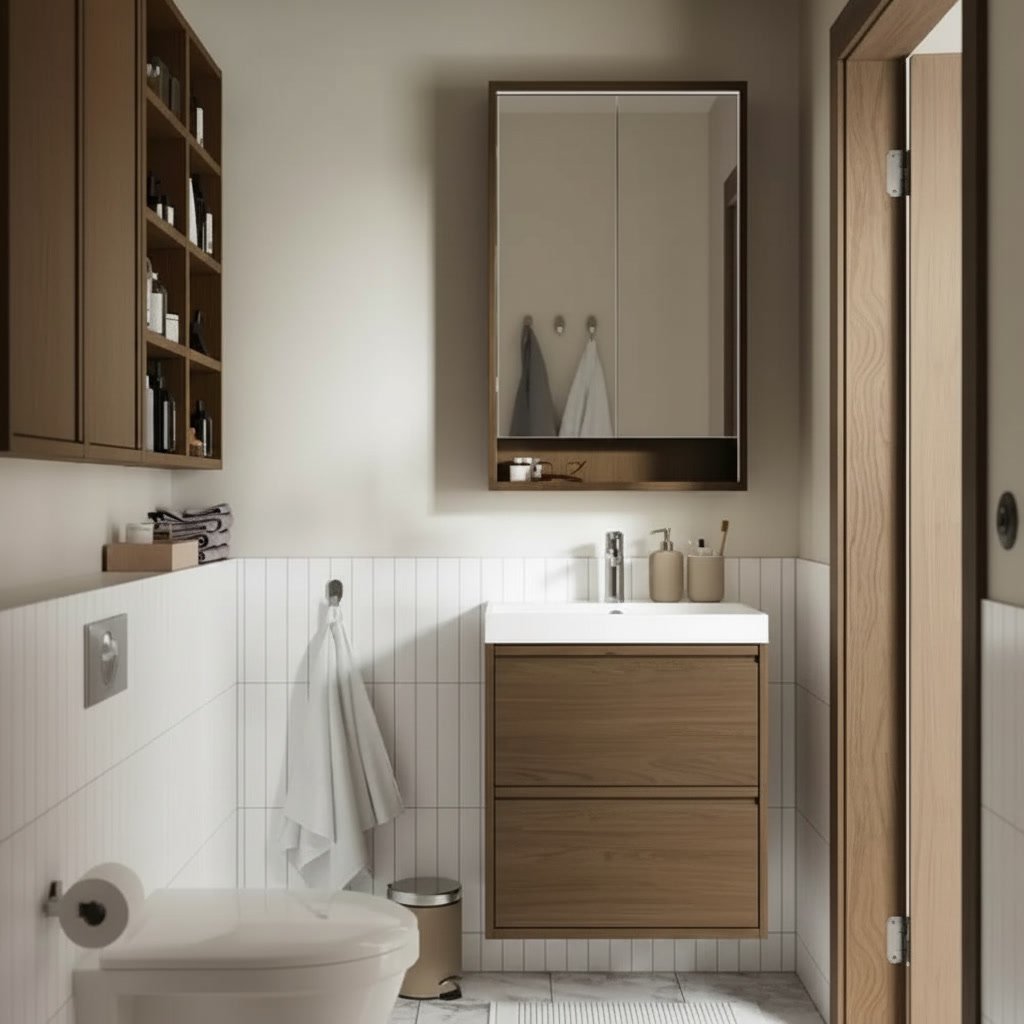 ANGSVIK 2-Drawer Wall-Mounted Vanity Unit - Image 5