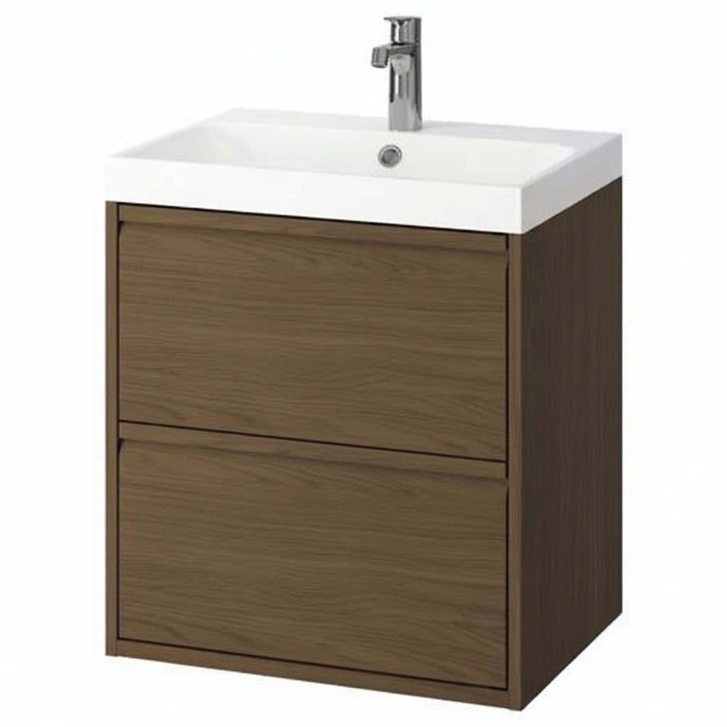 ANGSVIK 2-Drawer Wall-Mounted Vanity Unit - Image 4
