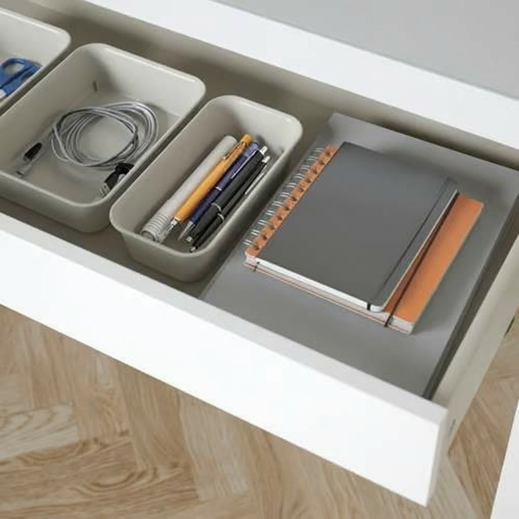 MALVIK Glass Top Vanity Desk - Image 11