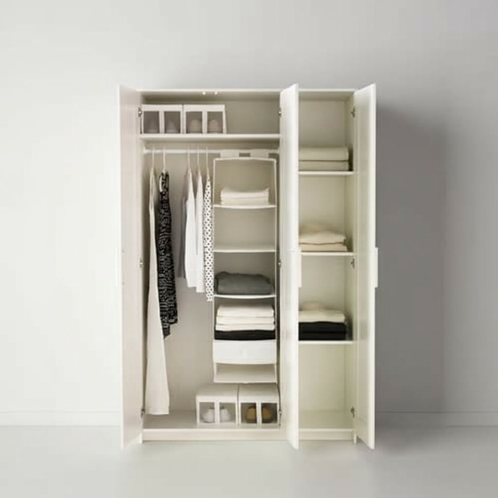 BRIMVIK Mirror Triple Door Wardrobe - Image 4