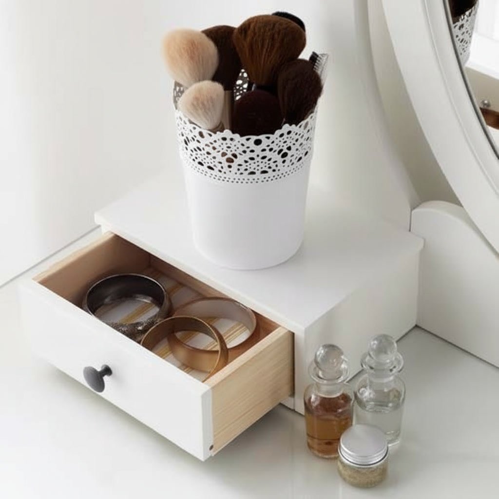 HEMSKA 2-Drawer Vanity Table - Image 5