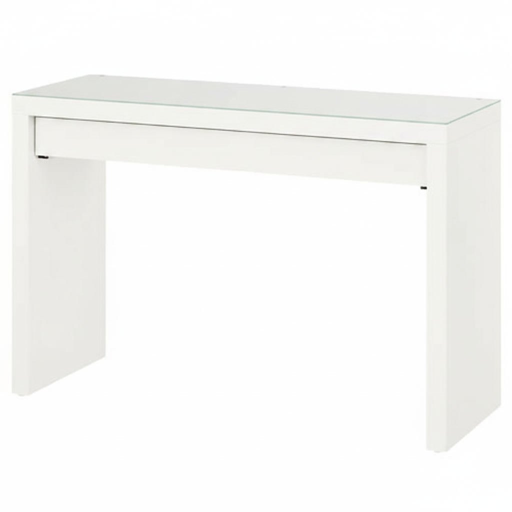 MALVIK Glass Top Vanity Desk - Image 9