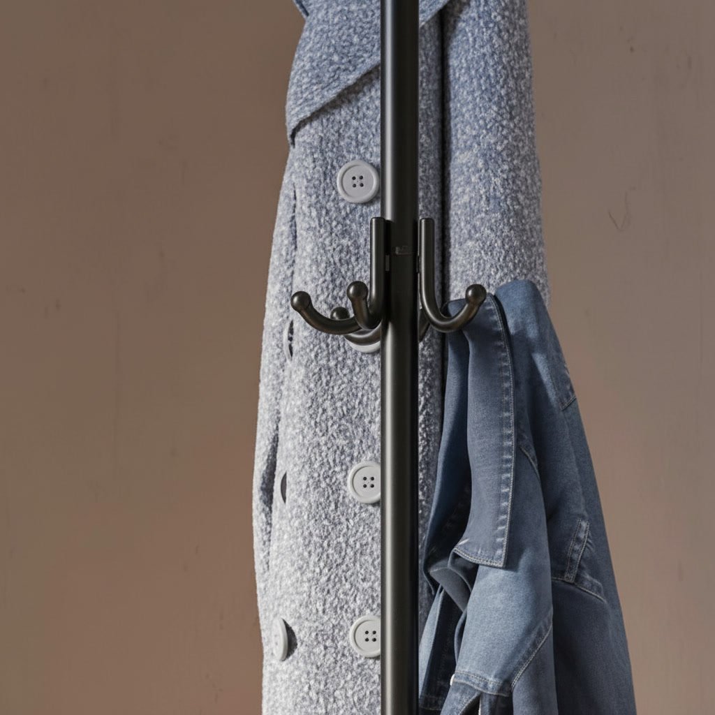 NIPVIK Tall Freestanding Coat Tree Stand - Image 4