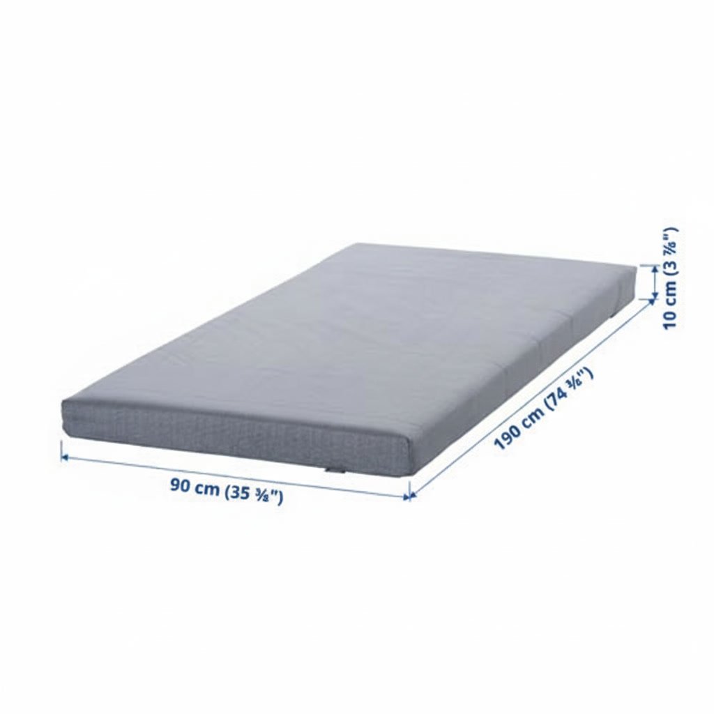 AGOTNER Light Blue Firm Foam Mattress - Image 11