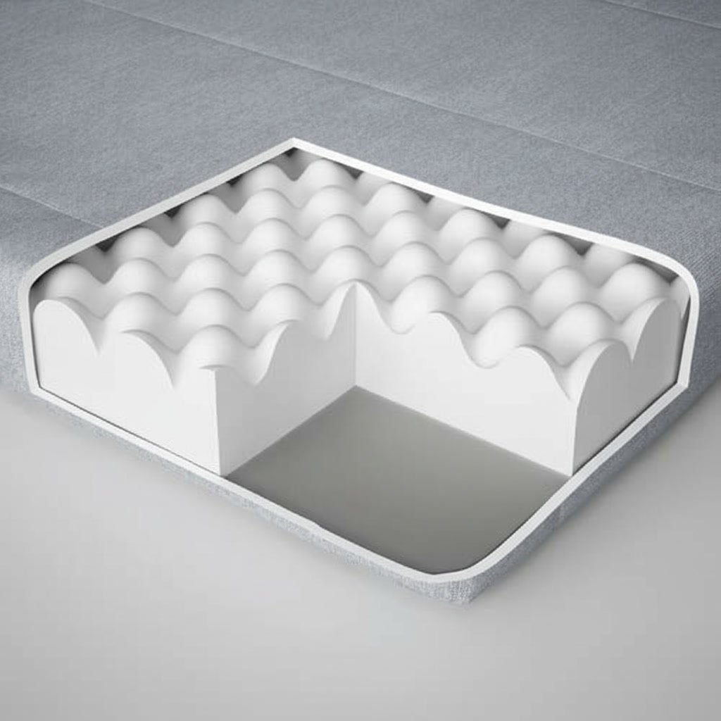 AGOTNER Light Blue Firm Foam Mattress - Image 8