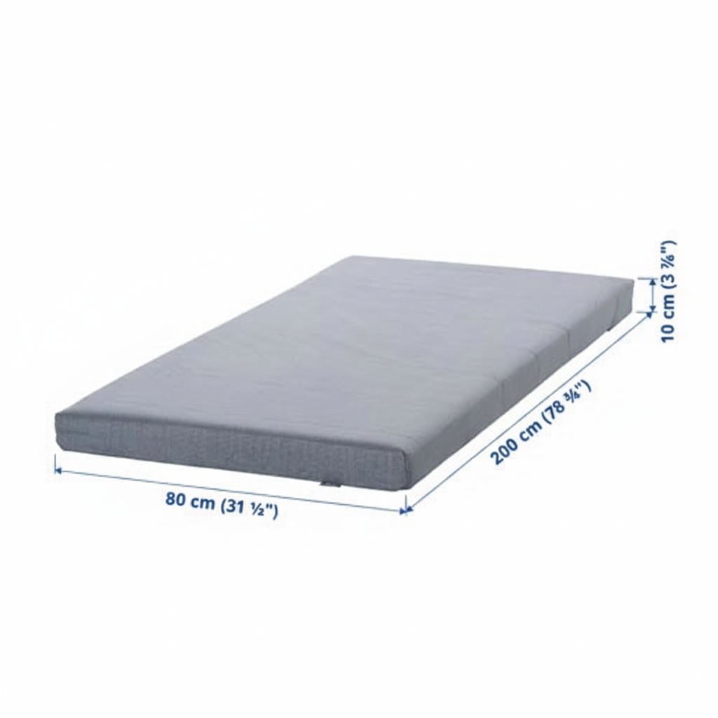 AGOTNER Light Blue Firm Foam Mattress - Image 5