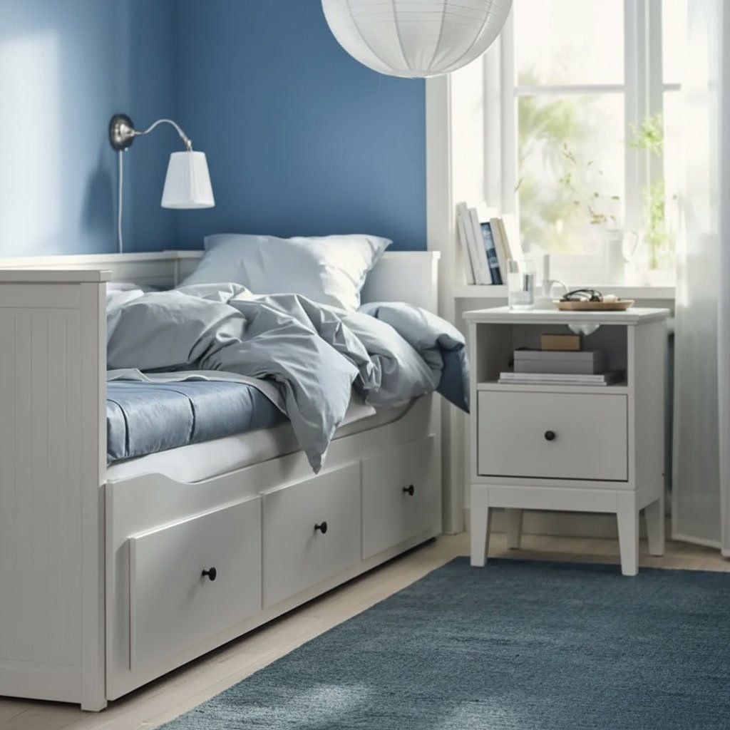 AGOTNER Light Blue Firm Foam Mattress - Image 3