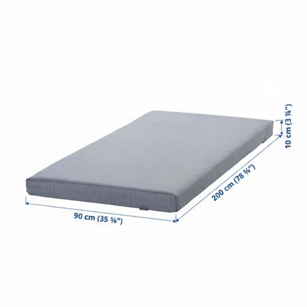 AGOTNER Light Blue Firm Foam Mattress - Image 16