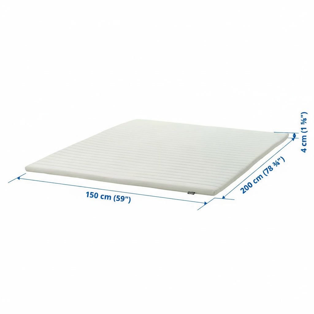 NASFJALLEN Quilted Foam Mattress Pad - Image 7