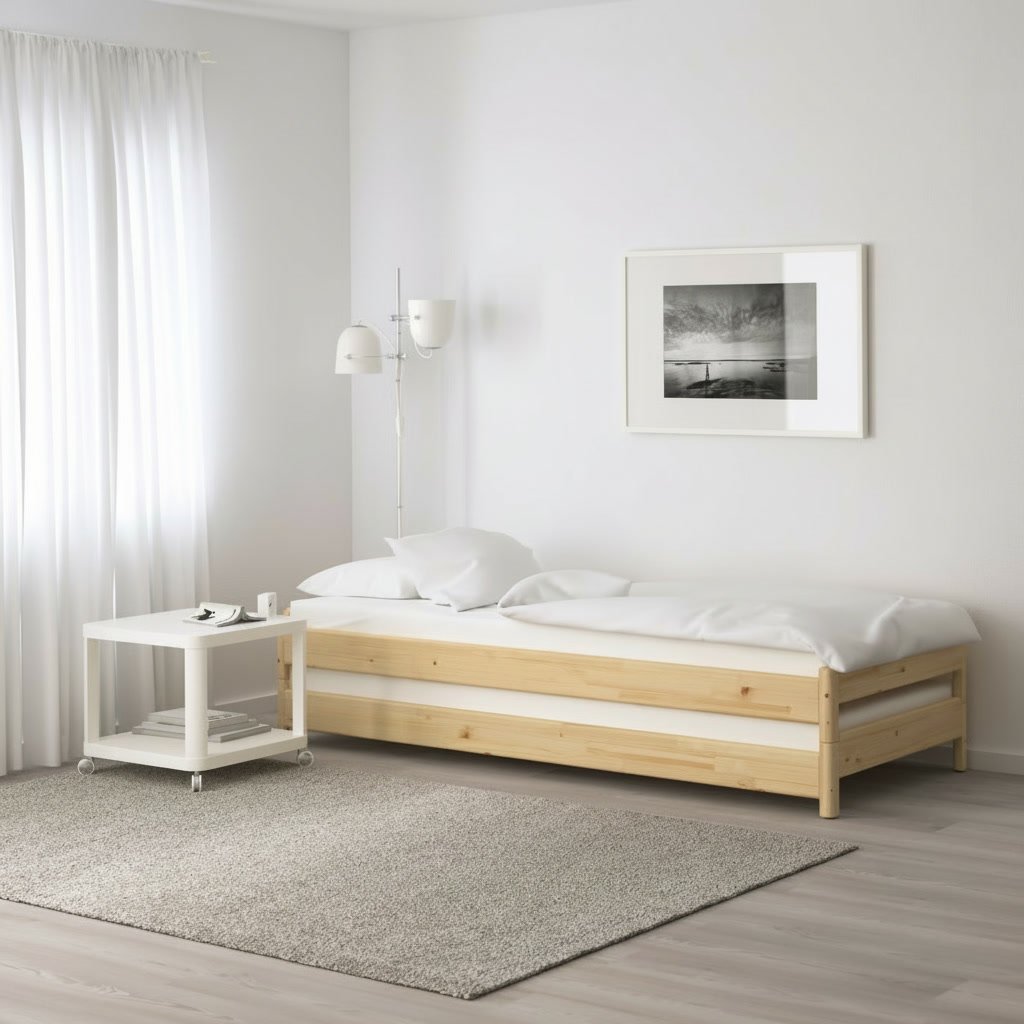 AFJELL White Foam Mattress - Image 8