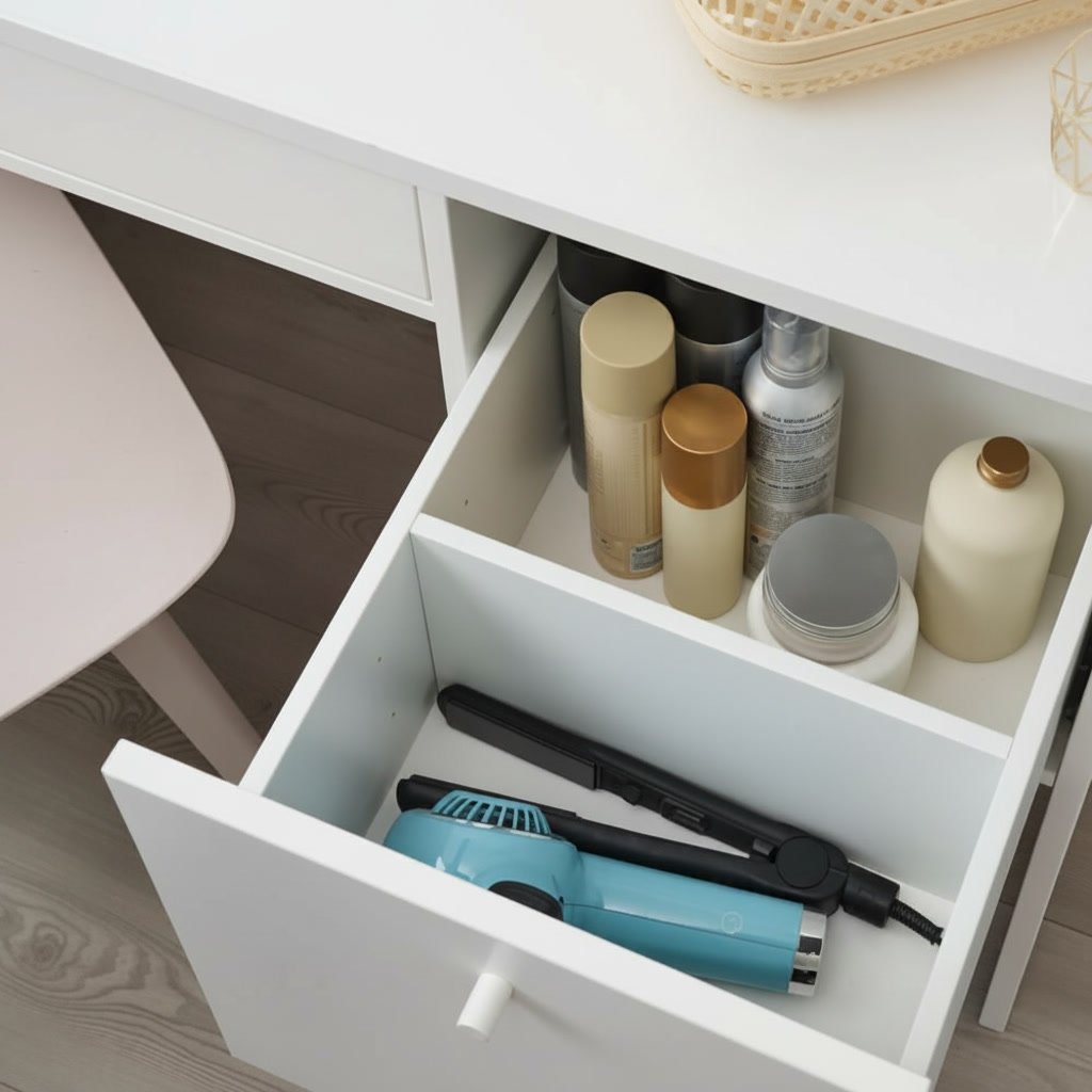 SYVORA 2-Drawer Vanity Table - Image 5