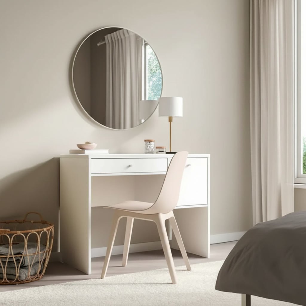 SYVORA 2-Drawer Vanity Table - Image 2