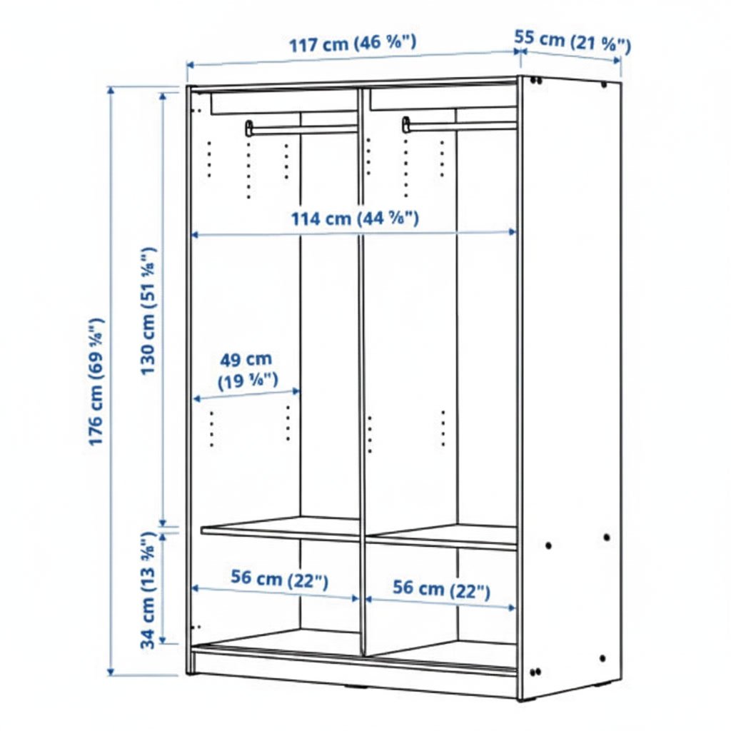 KLEPVIK Sliding Door Wardrobe - Image 6