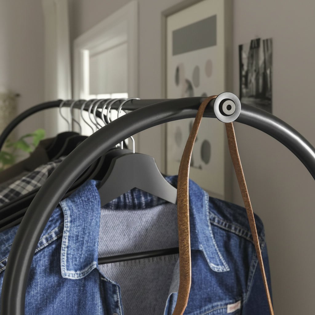 GRAFVIK Tall Arched Clothes Rail Unit - Image 5