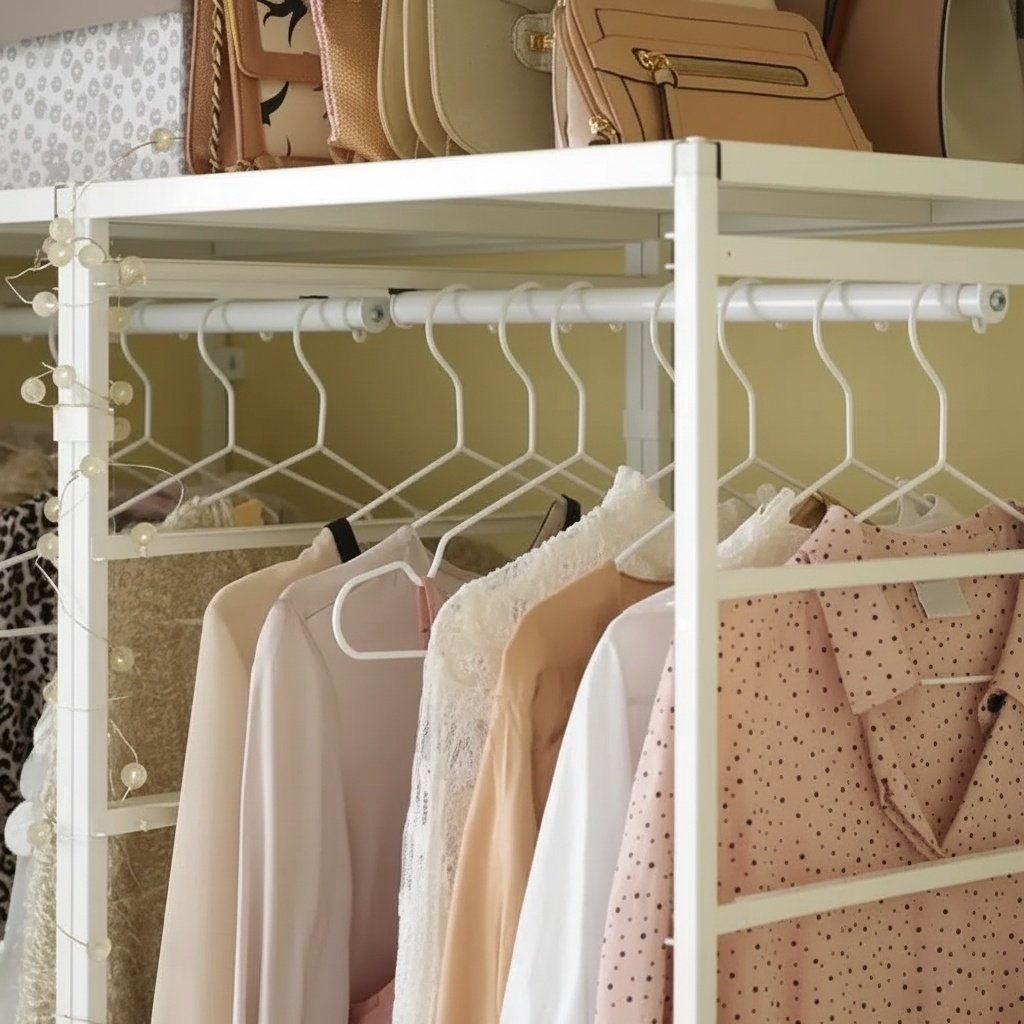 JONVIK Extendable Clothes Rail - Image 5
