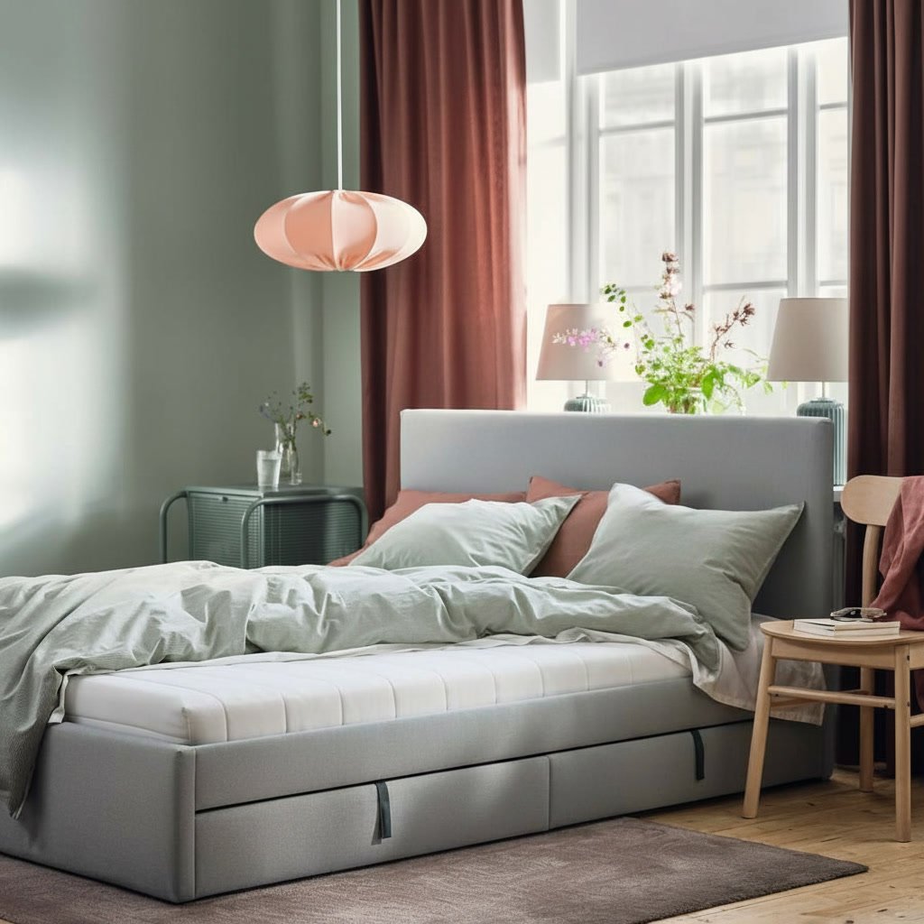 AFJELL White Foam Mattress - Image 2