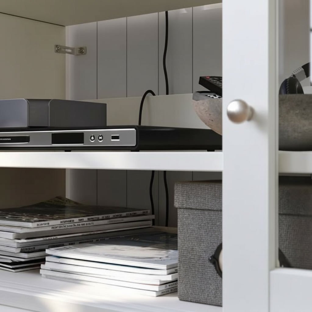 HAVSTAK Glass Door TV Unit - Image 9