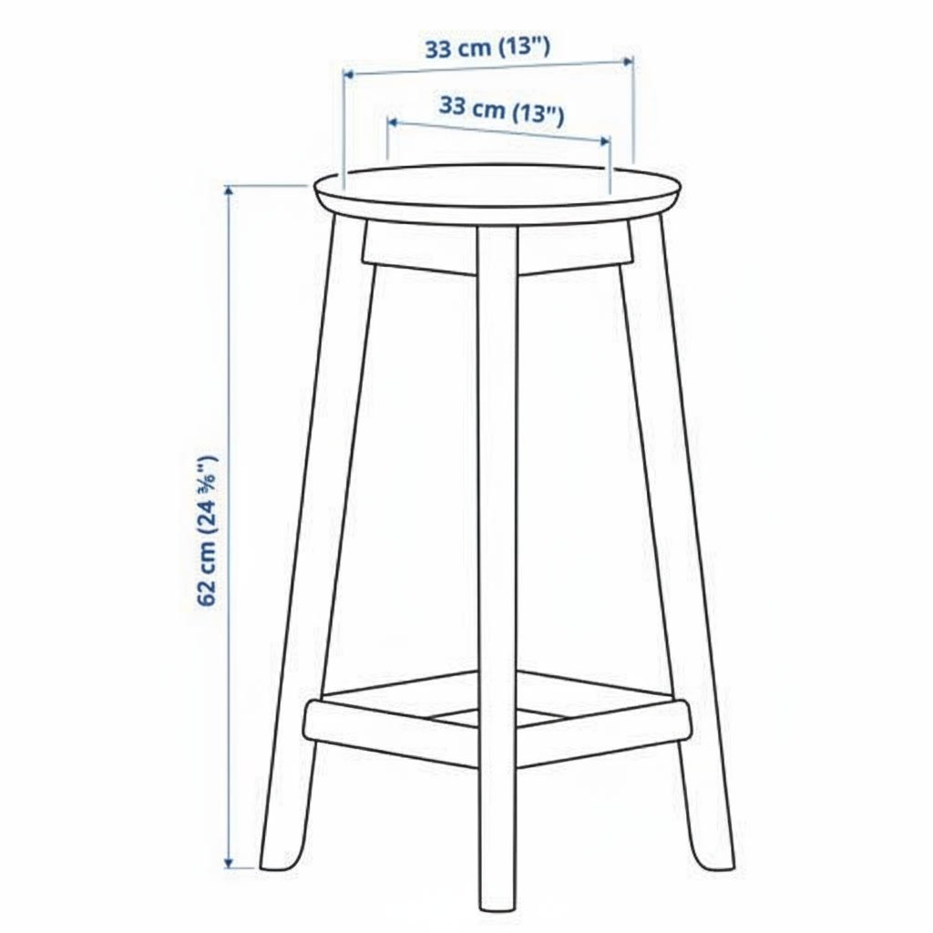RAVIK Round Counter Stool - Image 8