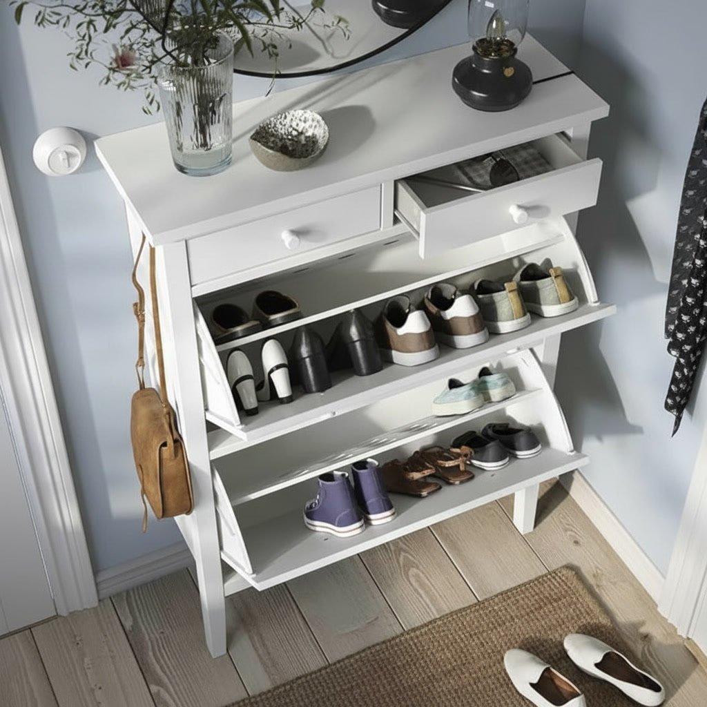 VALDORA 2-Compartment Shoe Storage Cabinet - Image 9