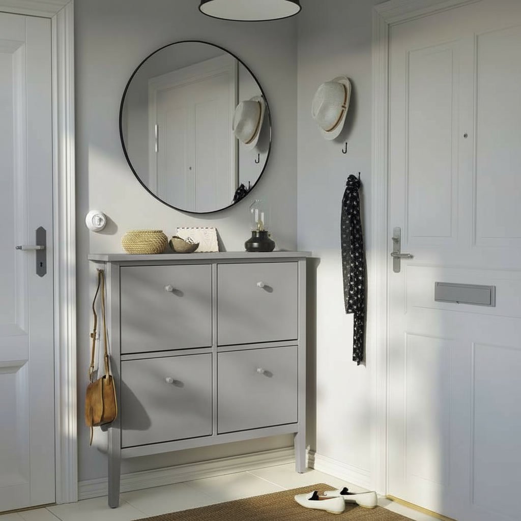 VALDORA 4-Compartment Shoe Storage Cabinet - Image 2