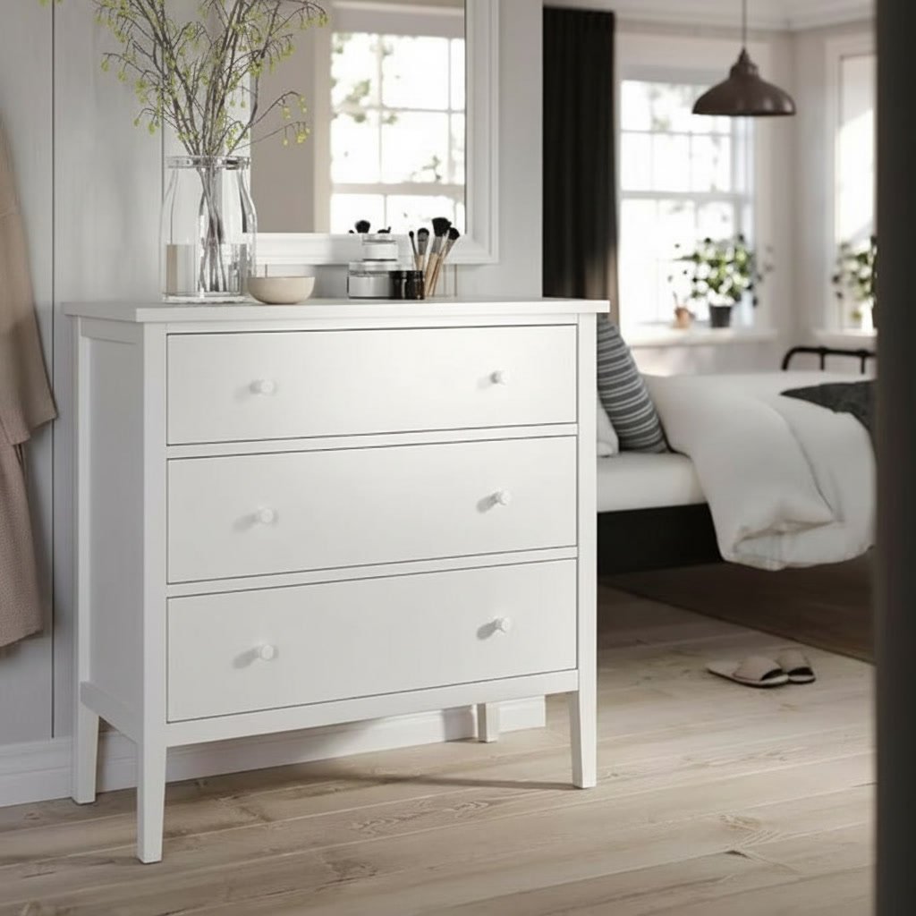 VALDORA Solid pine 3-Drawer Storage Chest - Image 7