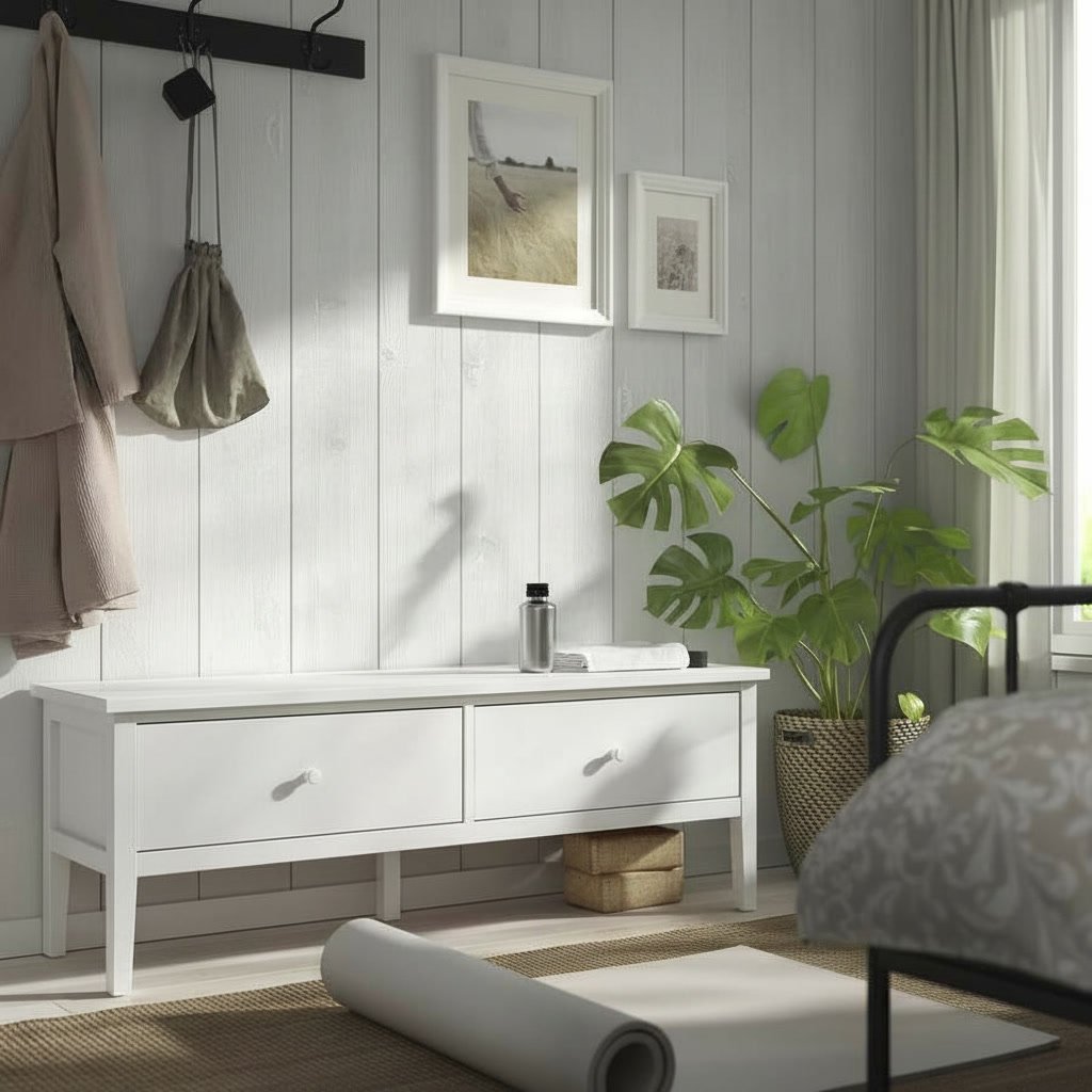 VALDORA 2-Drawers Rectangular Bench - Image 7
