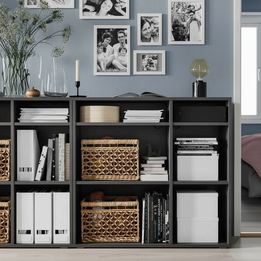 VANTARA 4 Shelf Display Bookcase Unit - Image 4