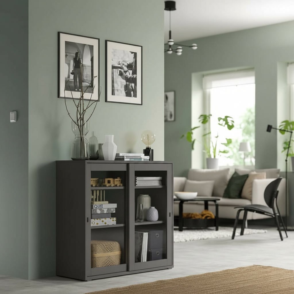 VANTARA Sliding Glass Door Cabinet - Image 2